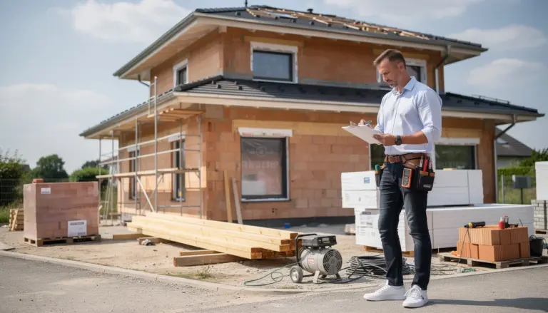 Bausachverständiger auf der Arbeitsstelle-solingen